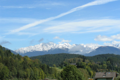 Blick zurück auf die Zillertaler Alpen Blick zurück auf die Zillertaler Alpen