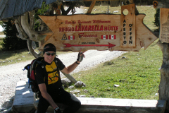 Lavarellahütte, unser Tagesziel Lavarellahütte, unser Tagesziel