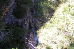 Querung des Rio Travenanzes Querung des Rio Travenanzes