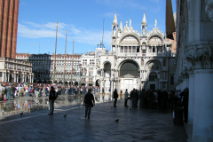 Blick auf den Piazza S. Marco